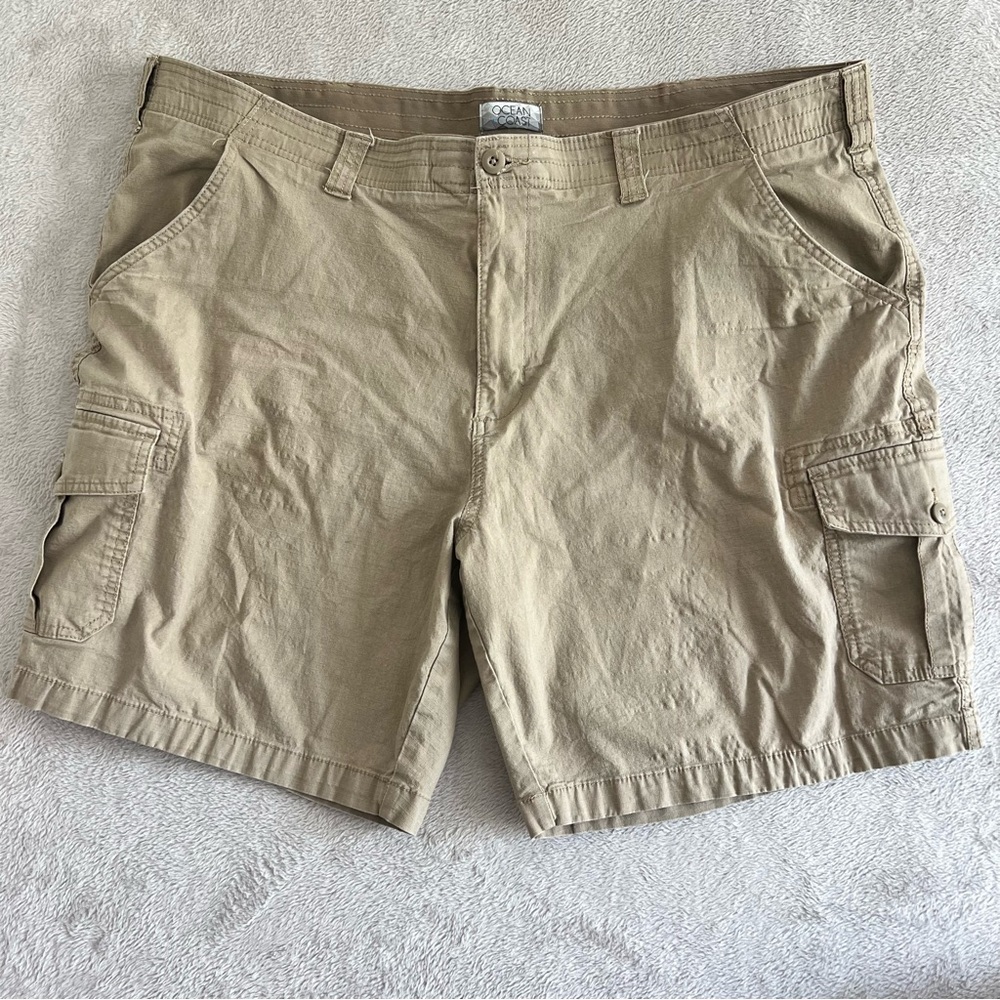Ocean + Coast Shorts Mens size 46 Cargo‎ Pockets Flat Front Outdoor Gorpcore